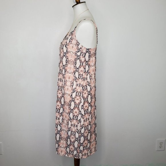 One Clothing Los Angeles Snakeskin Sleeveless Button Front Dress Size S - Picture 5 of 12